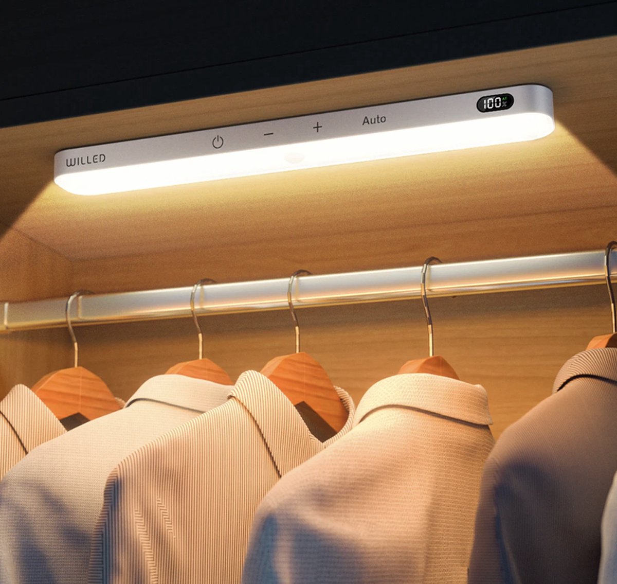 Veilleuse LED Détecteur De Mouvement - Rechargeable USB-C, 5 Couleurs RGB, 3 Modes, Pour Escalier/chambre/couloir - 10