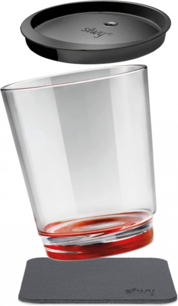 Silwy Tritan Glas 0.25L Rood