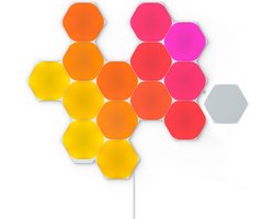 Nanoleaf Shapes Hexagons Starterkit - Slimme Verlichting - 15 LED/RGB Panelen - Siri, Google, Alexa