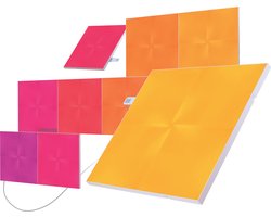 Nanoleaf Canvas Starterkit - Slimme Verlichting - 9 Vierkante LED Panelen - Siri, Google, Alexa Compatibel