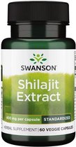 Swanson - Shilajit Extract (asfaltum) - Gestandaardiseerd op 5% fulvinezuur - 400mg - 60 Vegetarische Capsules