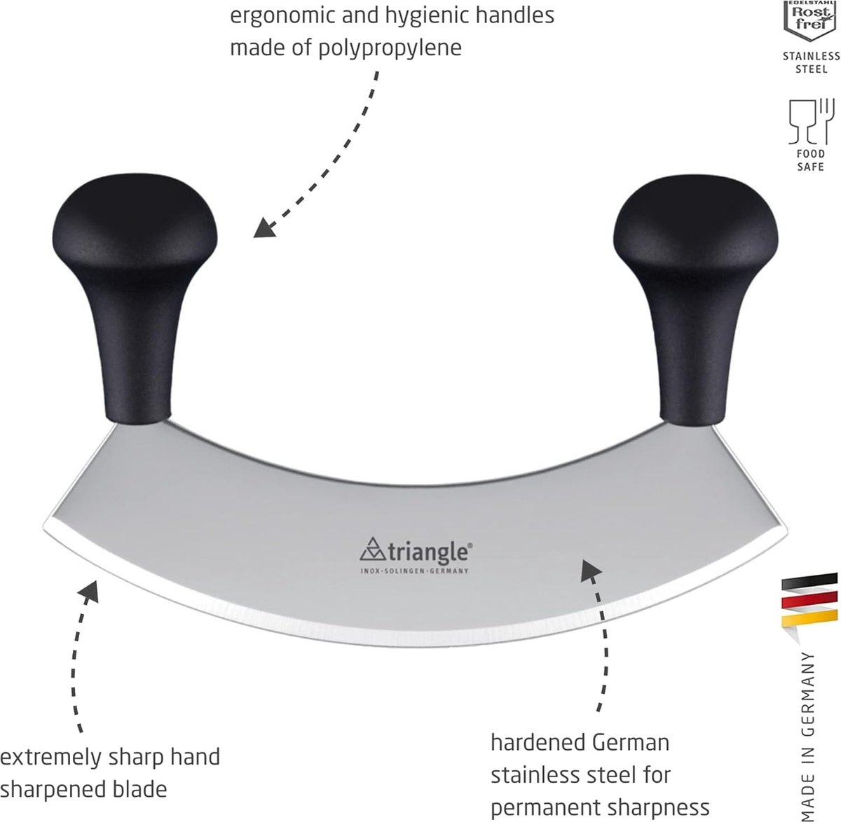 wiegmes -geharde kwaliteit. - Roestvrij staal 18cm