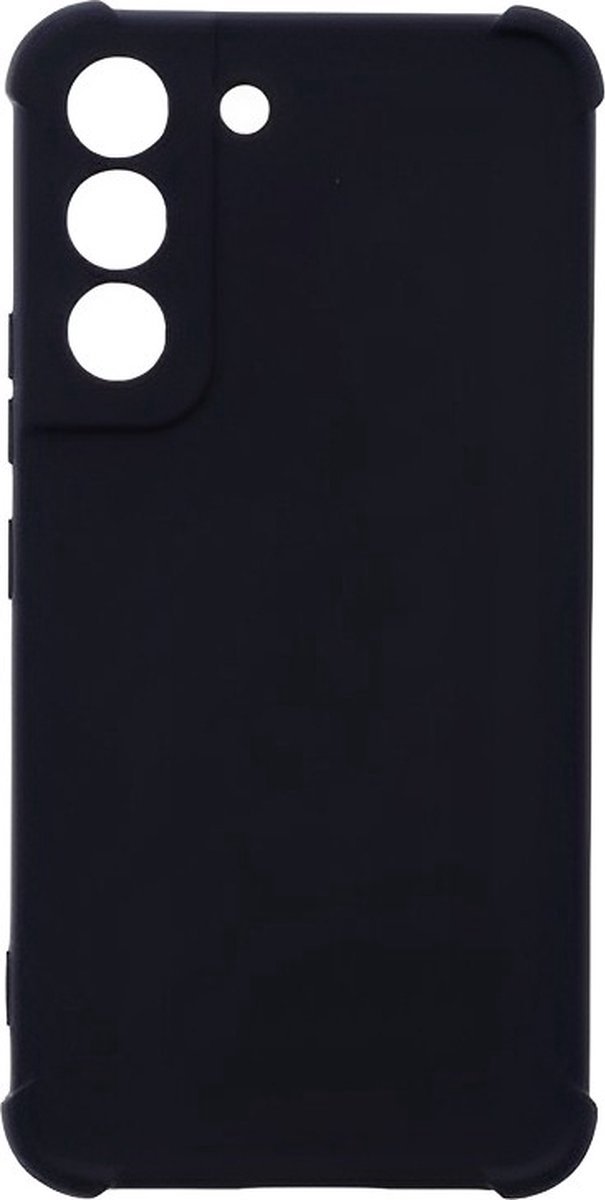 Shockproof Flexibele achterkant Silicone hoesje zwart Geschikt voor: Samsung Galaxy A34