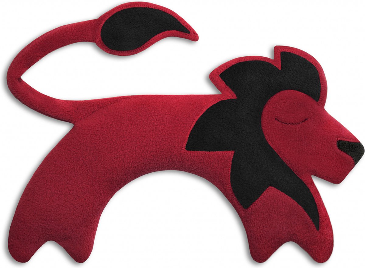 Leschi Warmtekussen Juri Leeuw - Rood