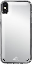 xoxo Wildhearts hoesje met spiegel - Geschikt voor iPhone X/XS hoesje - Mirror Case - Spiegelhoesje - Transparant - Siliconen case met spiegel - Telefoonhoesje