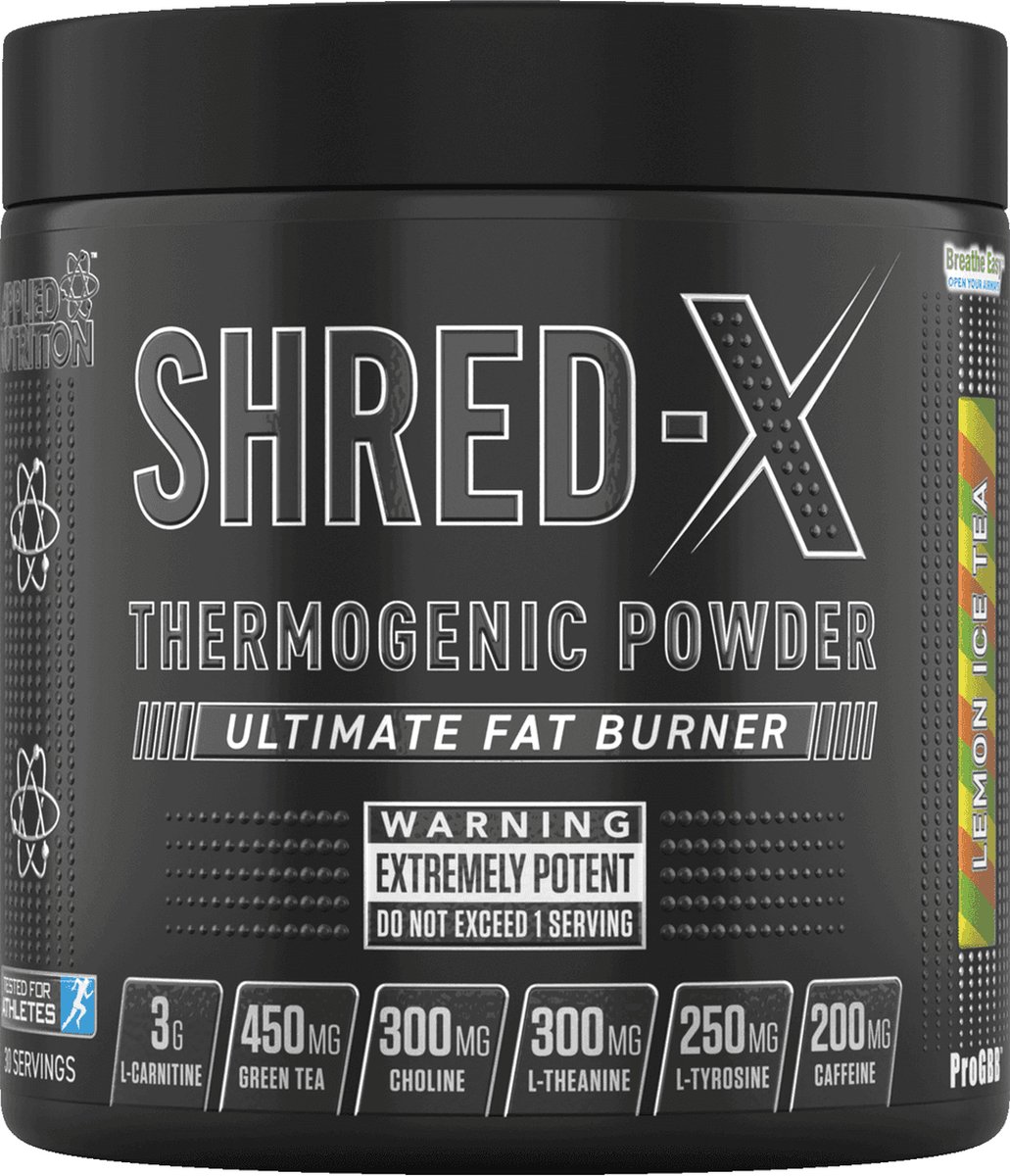 Goedkoopste Applied Nutrition - Shred X Powder Fat Burner (Sour Gummy Bear - 300 gram