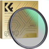 K&F Concept - Circulair Polarisatiefilter - Verbeterde Beeldkwaliteit - Vermindert Reflecties - 58 mm Diameter - Hoogwaardig Optisch Glas - Fotografie Accessoire