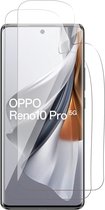 Screenprotector geschikt voor Oppo Reno 10 / 10 Pro - 2x FlexGuard Screen Protector