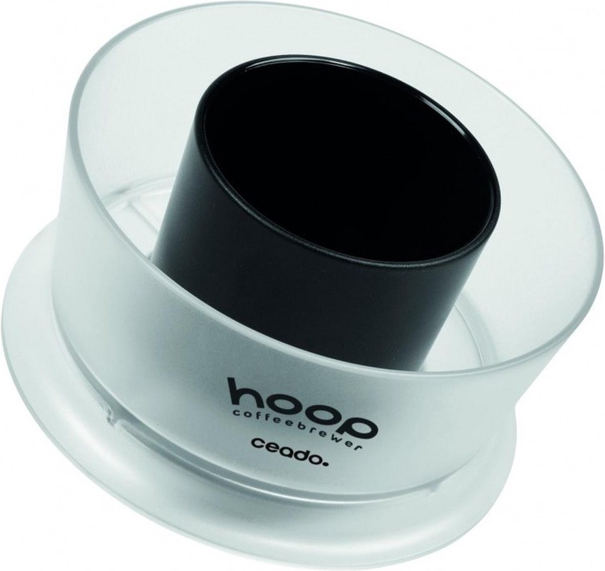 Ceado Hoop transparant filter koffiezetapparaat met 250 gram Koepoort Koffie koffiebonen