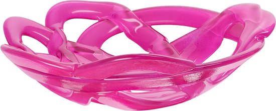 Kosta Boda Basket Schaal roze - diameter 306mm