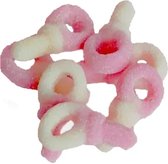 Gesuikerde baby speentjes - Roze/Wit - 1 kg