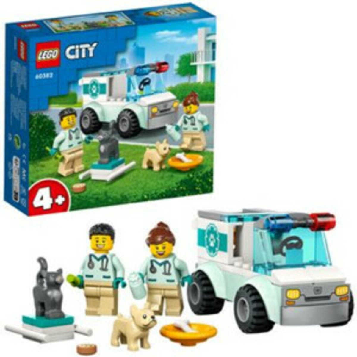 LEGO City Dierenarts reddingswagen Speelgoed - 60382