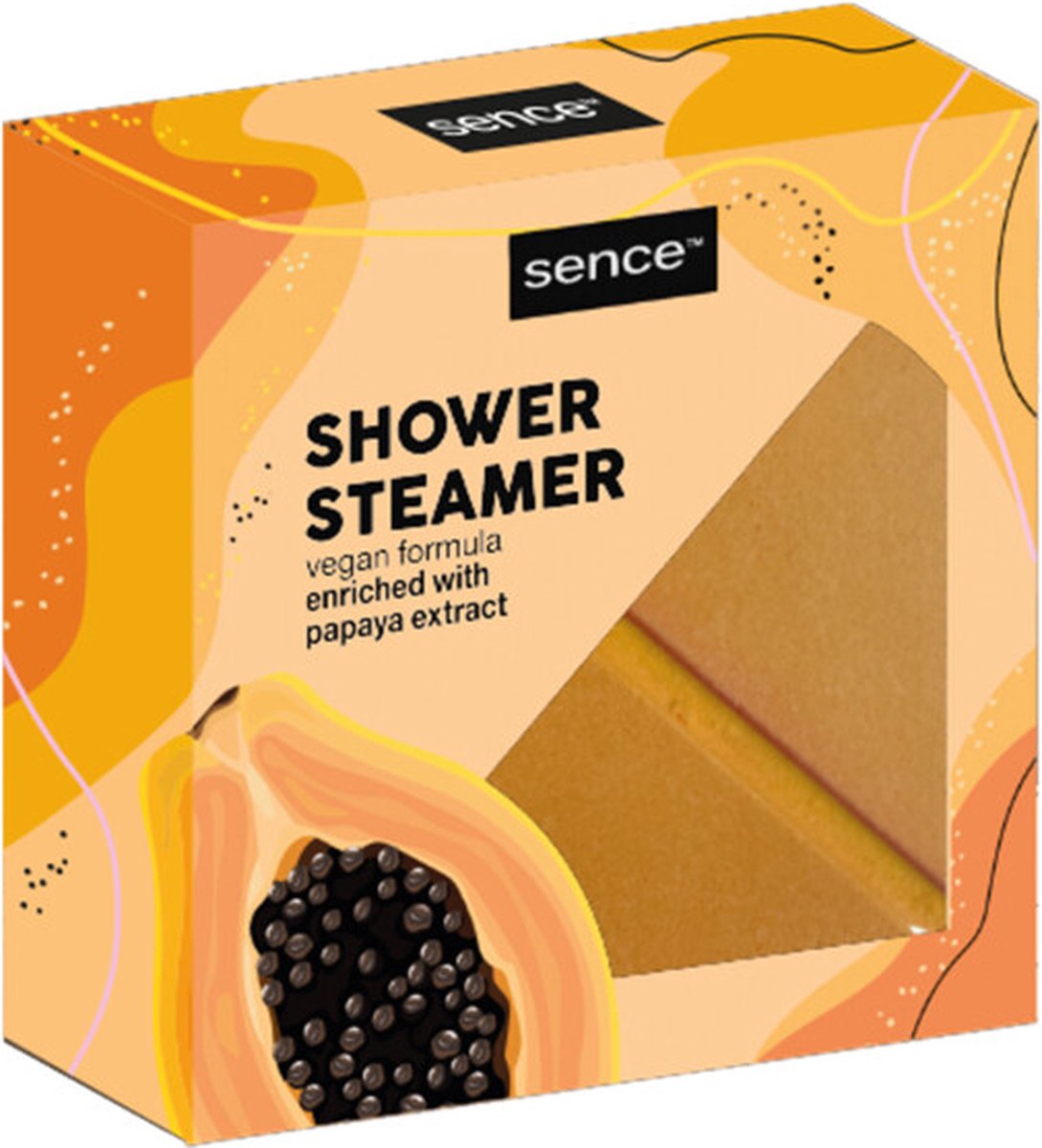 Goedkoopste 6x Sence Collection Shower Steamer Papaya Planet Love 150 gr
