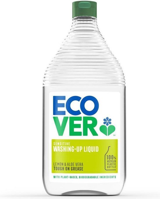 Ecover Afwasmiddel Citroen Aloe vera Voordeel Verpakking 8x450ml