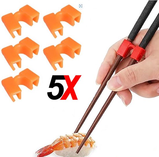 SHSHbuy Hulp voor eetstokjes, 6 stuks, herbruikbaar, hulp, beginner