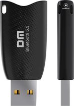 LUXWALLET BluetoothBoost - Bluetooth 5.3 Adapter - CSR Chip - USB 2.0 - 15-20m Afstand - 3Mbps - Zwart