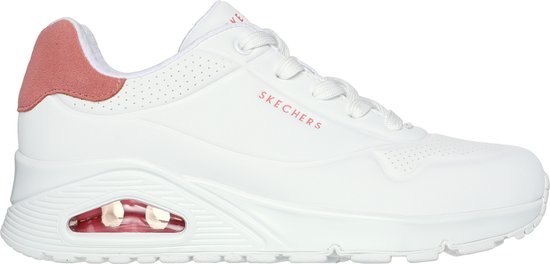 "Skechers Uno - Baskets pour femmes Pop Back pour femmes - Wit; Rose - Taille 37"