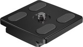 K&F Concept - Camerastatief Snelkoppelingsplaat - Handige Release Mounting Plaat voor Snel Bevestigen en Wisselen van Camera op Statief
