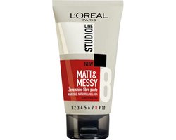 L'Oréal Paris Studio Line Matt & Messy - Fibre Paste Super Strong - 6 x 150 ml - Voordeelverpakking