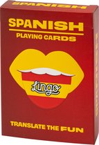 Lingo- Spaanse speelkaarten- playingcards- talen leren- spaans- jong en oud- Spaanse woordenschat- woordenschat- Leer spaanse woordenschat op een leuke en gemakkelijke manier- 52 essentiële vertalingen- Leren- reizen- spelen