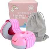 E-Quality Products - baby gehoorbescherming - anti slip band - Roze - gehoorbescherming baby - baby koptelefoon - gehoorbescherming - baby oorbeschermers - baby oorkappen - gehoorbescherming kinderen