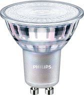 Philips - LED spot - GU10 fitting - CorePro - 4-50W - 830 - 3000K warm wit licht - 36D - Dimbaar