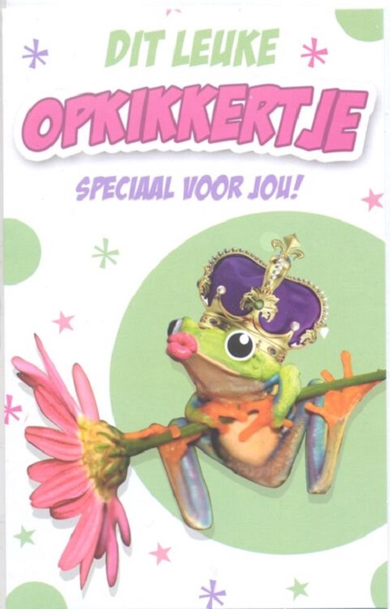 Wenskaart Dit Leuke opkikkertje speciaal voor jou! - Gratis verzonden - D13707