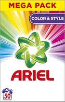 Ariel Waspoeder - Wasmiddel - Kleur - 50 Wasbeurten