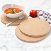 Lot De 4 Dessous De Plat En Silicone Pliables - Résistants à La Chaleur (230°C), Protection Table