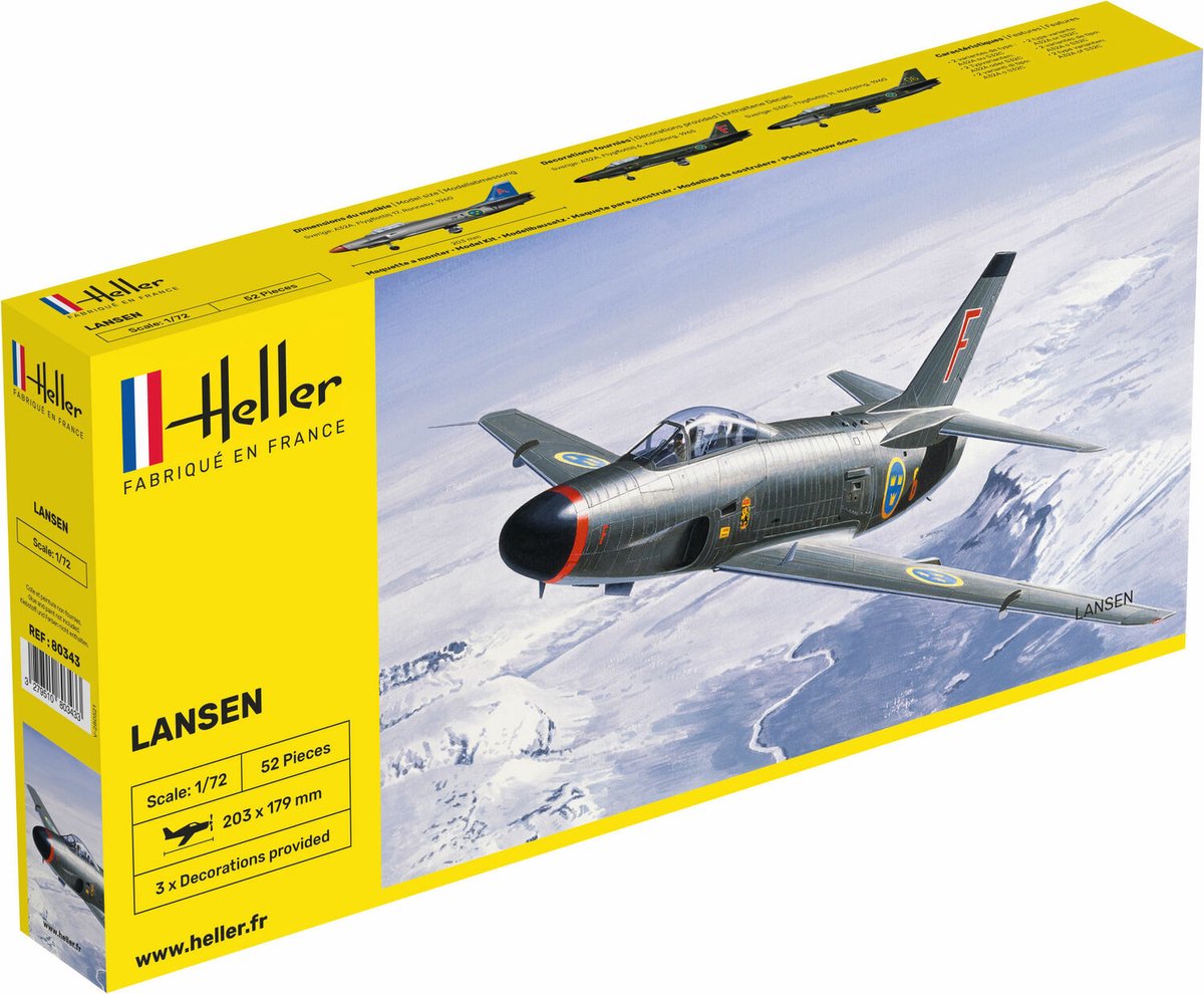 Heller - 1/72 Lansenhel80343 - modelbouwsets, hobbybouwspeelgoed voor kinderen, modelverf en accessoires