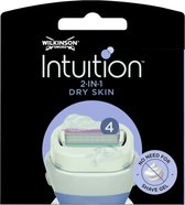 3x Wilkinson Intuition 2 in 1 Navulmesjes Dry Skin 3 stuks
