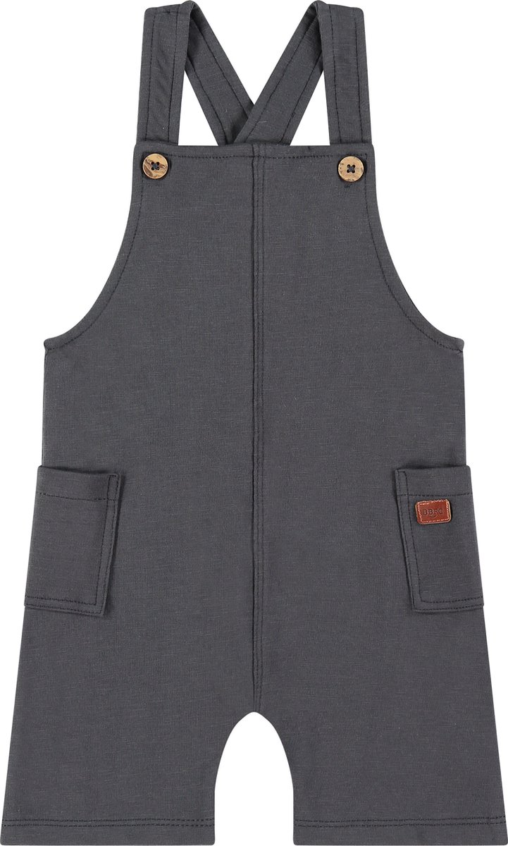 Babyface baby boys dungaree Jongens Jumpsuit - dark grey - Maat 62