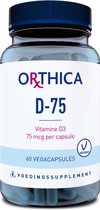 Orthica D-75 - Vitamine D3 - 60 vegacapsules