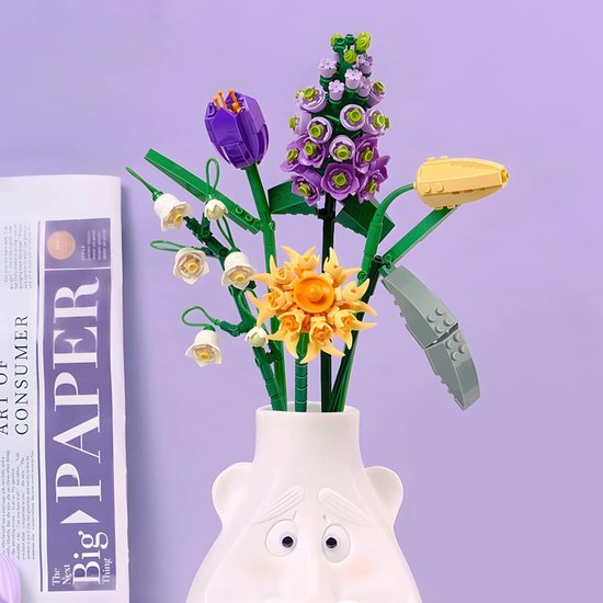 Bloemenboeket Vlinder Bouwset met Stofkap