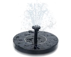 Solar Fontein - Vijverpomp - Fontein op Zonne Energie - met 6 effecten - Drijvende Vijver Fontein - Milieuvriendelijke Fontijn - Drijvende Fountain - Waterornament - voor tuinvijvers of baden Vijver
