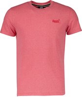 Superdry T-shirt Vintage Logo Emb Tee M1011245a Punch Pink Marl Taille Homme - M