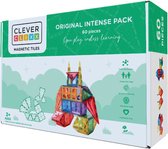 Cleverclixx Magnetisch Speelgoed | Original Pack Intense | 60 Stuks | Speelgoed 3 jaar