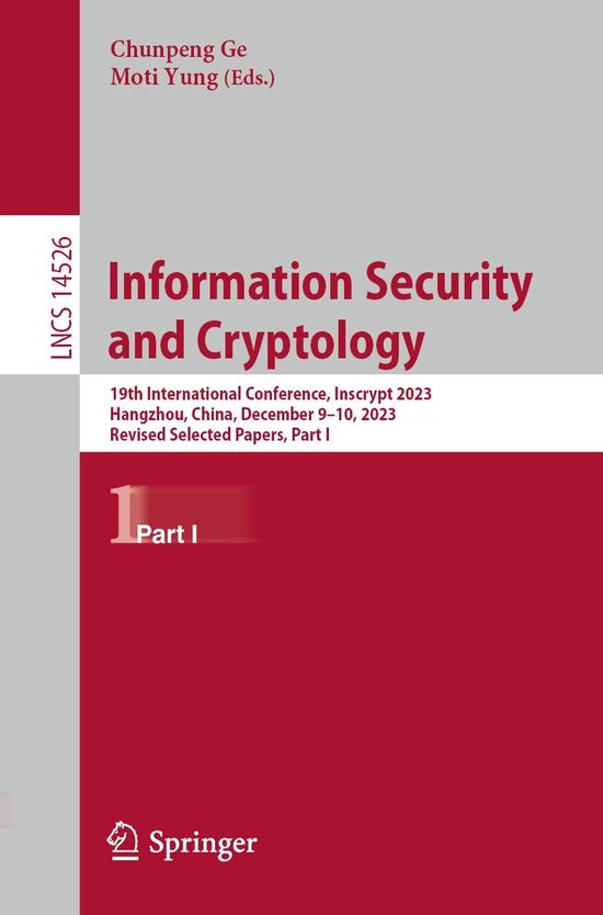 Springer Nature Proceedings Computer Science 1 - Information ... - cover
