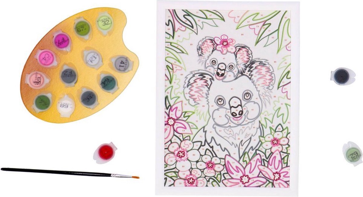 Ravensburger CreArt Koala Cuties - Schilderen op nummer voor kinderen — afbeelding 7