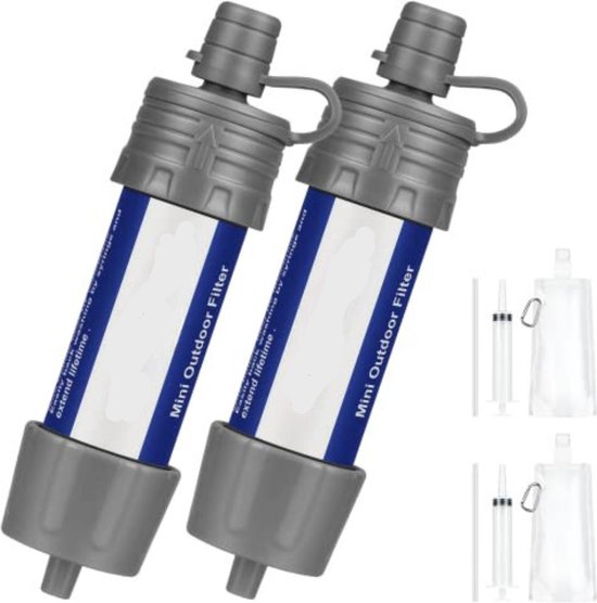 Velox Waterzuiveringsapparaat - Waterzuiveringssysteem - Waterzuiveringsfilter - Waterzuivering Outdoor - 2 Stuks