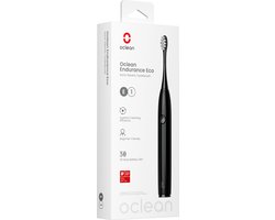 Oclean Endurance Eco Elektrische Tandenborstel – Voor Beginners – Beschermt Tandvlees en Glazuur – Zwart – Inclusief tandenborstelaccessoires