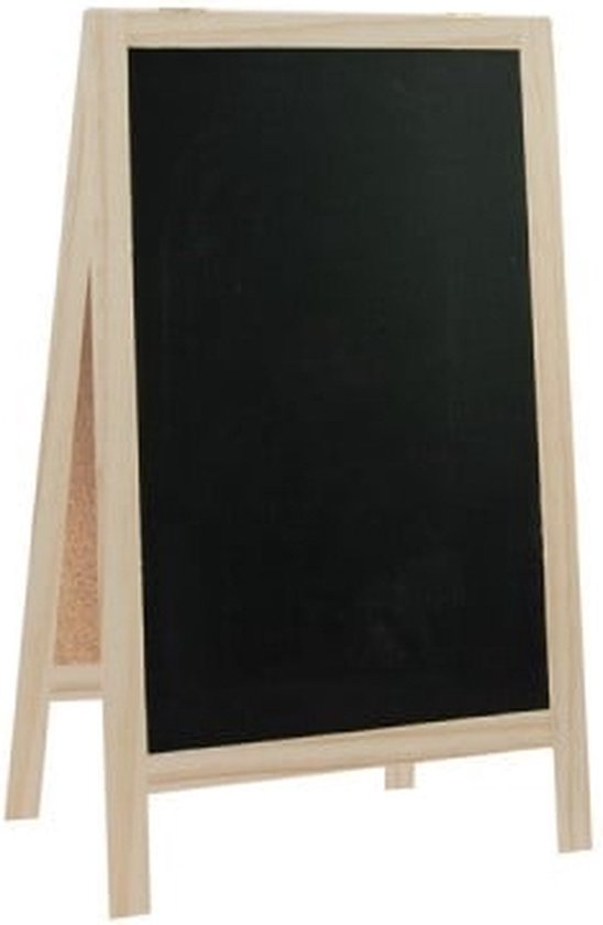 Tweezijdig Houten Krijtbord