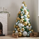 Ginger Ray - Ginger Ray - Ballon Kerstboom - Groen, Goud en Wit Ballon Kerstboom Kit