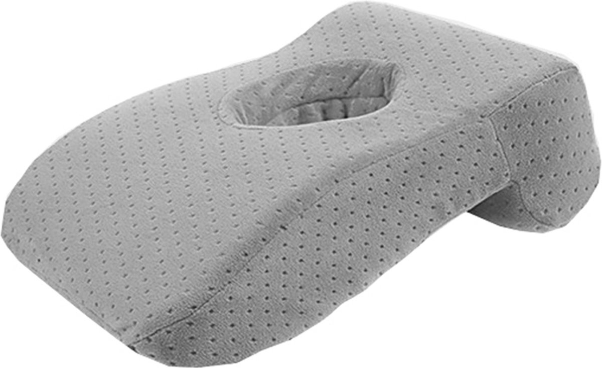Goedkoopste Gezichtskussen voor Massage - Grijs - 36 cm x 25 x 11 cm - Massage Kussen - Massagekussen voor Kind en Volwassenen - Hoofdsteun Massagetafel