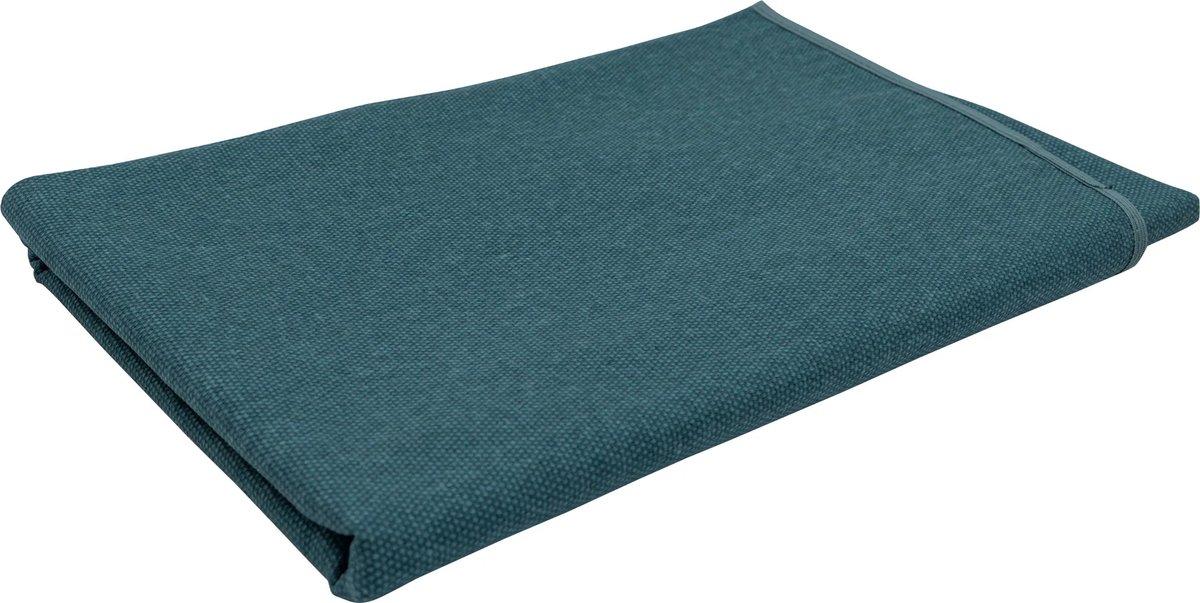 Madison - Tafelkleed Sea blue canvas eco+ - Ø Ca. 160 cm