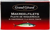 Grand Gérard Makreelfilet in tomatensaus 5 blikken x 125 gram