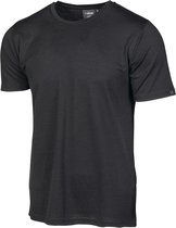 Ivanhoe t-shirt UW Ceasar voor heren - 100% extra fijne merino wol - Zwart