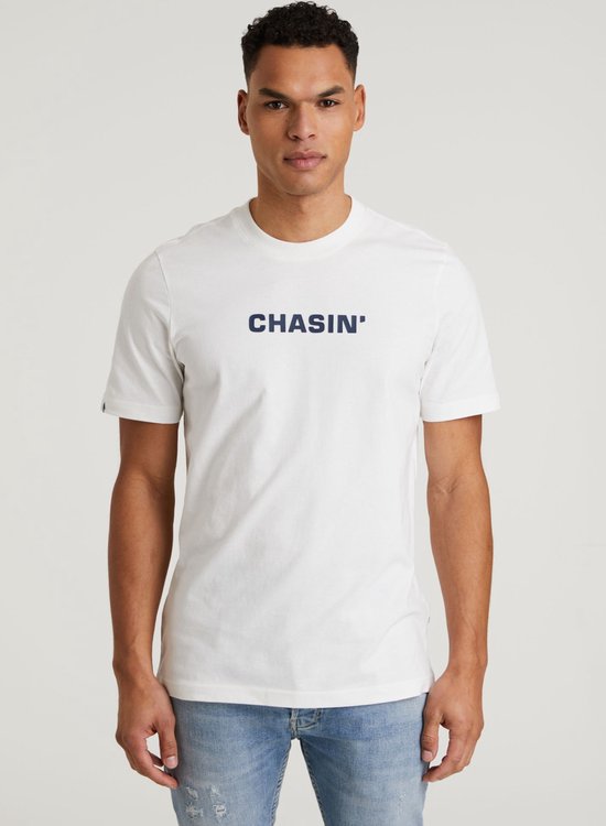 Chasin' T-shirt Eenvoudig T-shirt Davie Off-White Maat XXL
