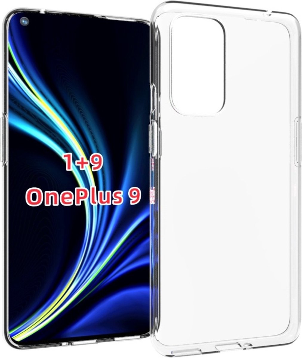 Silicone hoesje Geschikt voor: OnePlus 9 - Transparant