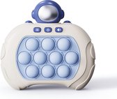Contrôleur de jeu Pop It - Jeu de jouets Fidget - Quick Push Pop ou Flop - Jouets anti-stress Montessori - Astronaute